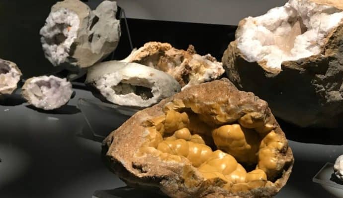 Best Museums in Indianapolis for Families: Indiana State Museum geodes