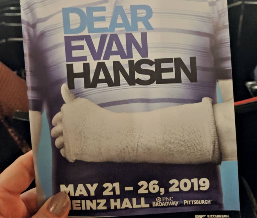 Dear Evan Hansen in Pittsburgh Playbill