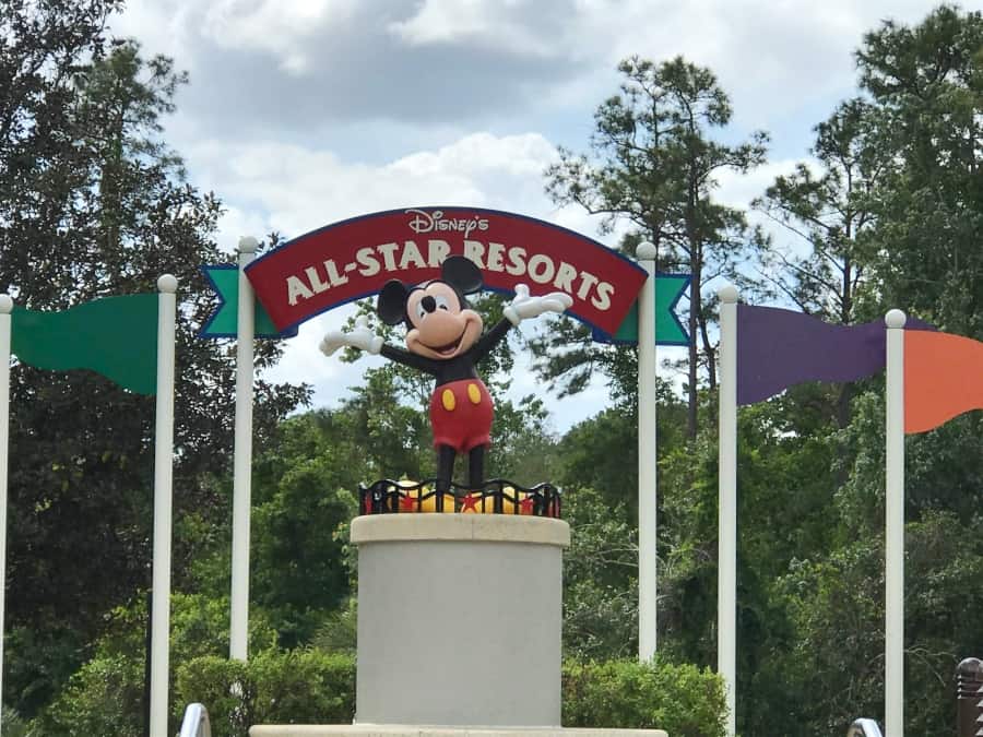 perks of resort hopping at disney world all star resorts all star sports mickey mouse