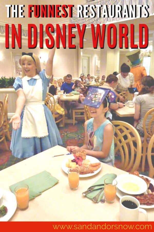 Looking for all the fun on your next Disney World vacation? From awesome themes to one-on-one character interaction, here are the top fun restaurants at Disney World! #Disney #DisneyDining #WDW #DisneyWorld #FamilyTravel #Orlando #Florida