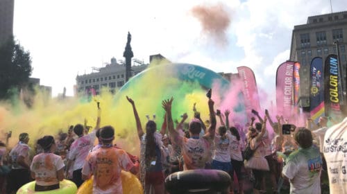 Color Run MLB All-Star 5K Cleveland Finish Line Party
