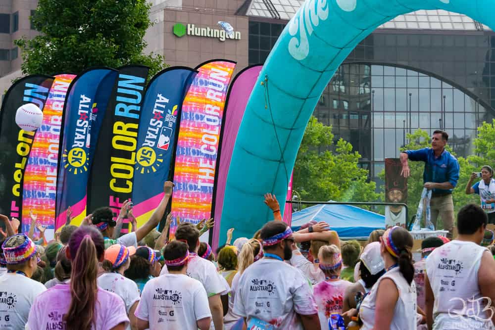 Color Run MLB All-Star 5K Cleveland Oxi-Clean Anthony Sullivan