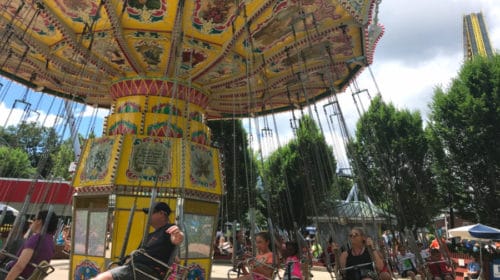 Sweetest things to do in Hershey, PA, for families: Hershey Park Swings