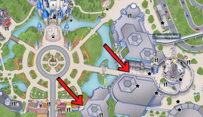 Best Magic Kingdom Shortcuts: Main Street U.S.A. to Tomorrowland