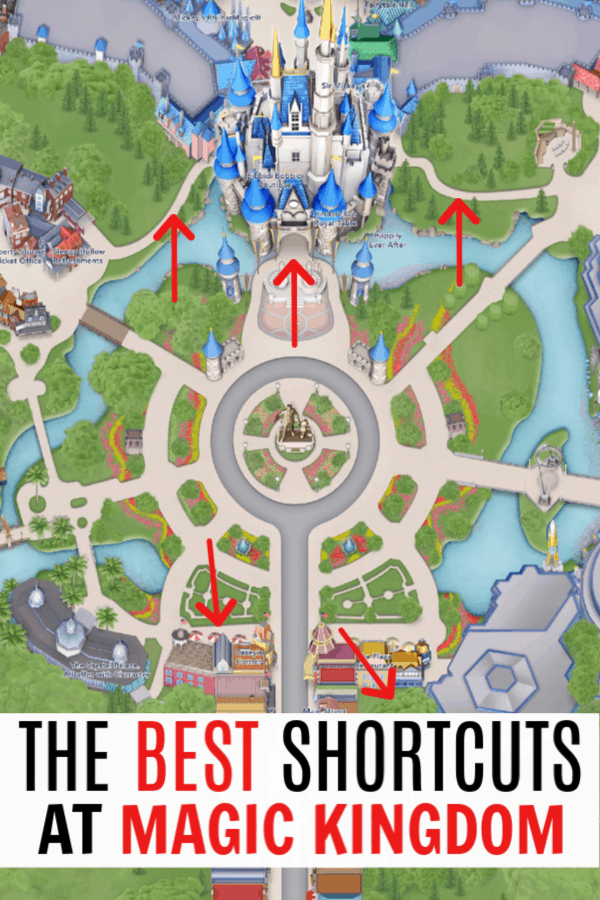 Ready to become a Magic Kingdom shortcut expert? From ones that will save you steps to those that will save you time, here are the best Magic Kingdom shortcuts! #Disney #WDW #DisneyTips #DisneyHacks #MagicKingdom #Orlando #FamilyTravel #MagicKingdomShortcuts