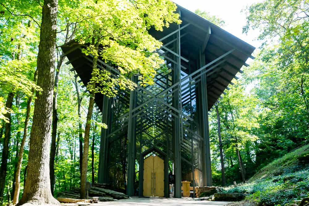 Fun things to do in Eureka Springs in Summer with Kids: Thorncrown Chapel