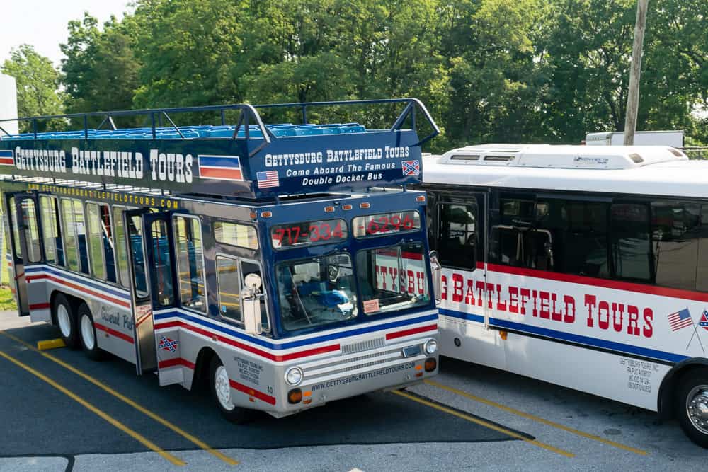 fun things to do in Gettysburg with kids: Gettysburg Battlefield Bus Tours