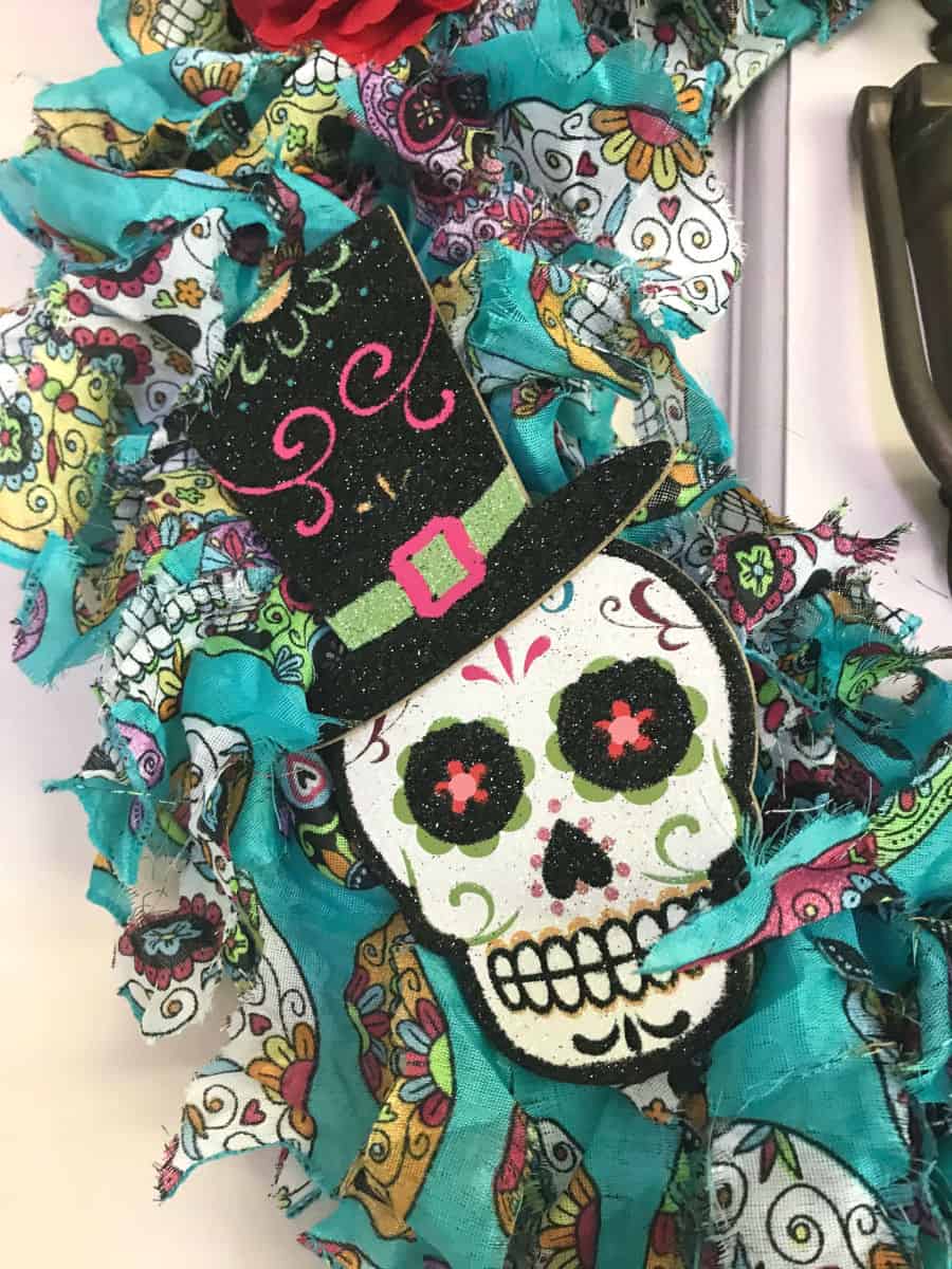 Day of the Dead Wreath DIY: Sugar Skulls