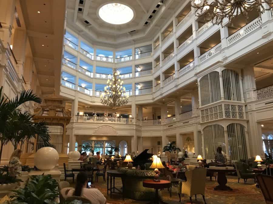 Disney's Grand Floridian Resort lobby.