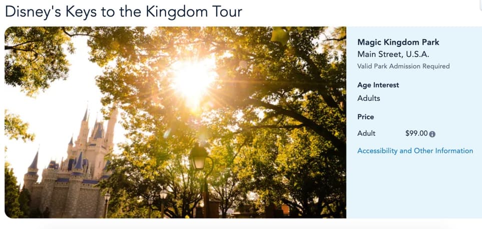 Disney extras worth paying for: Keys to the Kingdom Tour