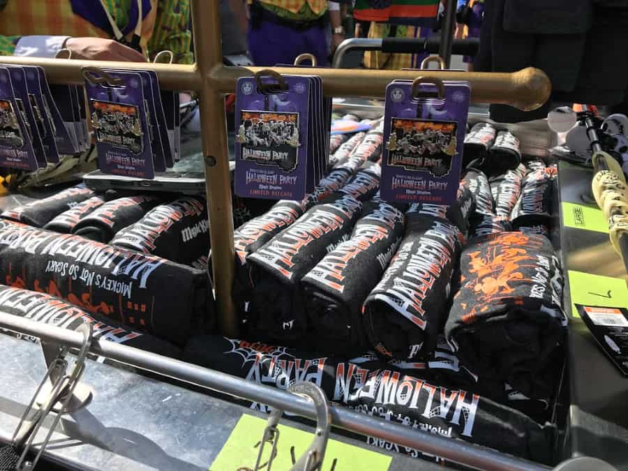 must-dos at Mickey's Not-So-Scary Halloween Party at Disney World: merchandise