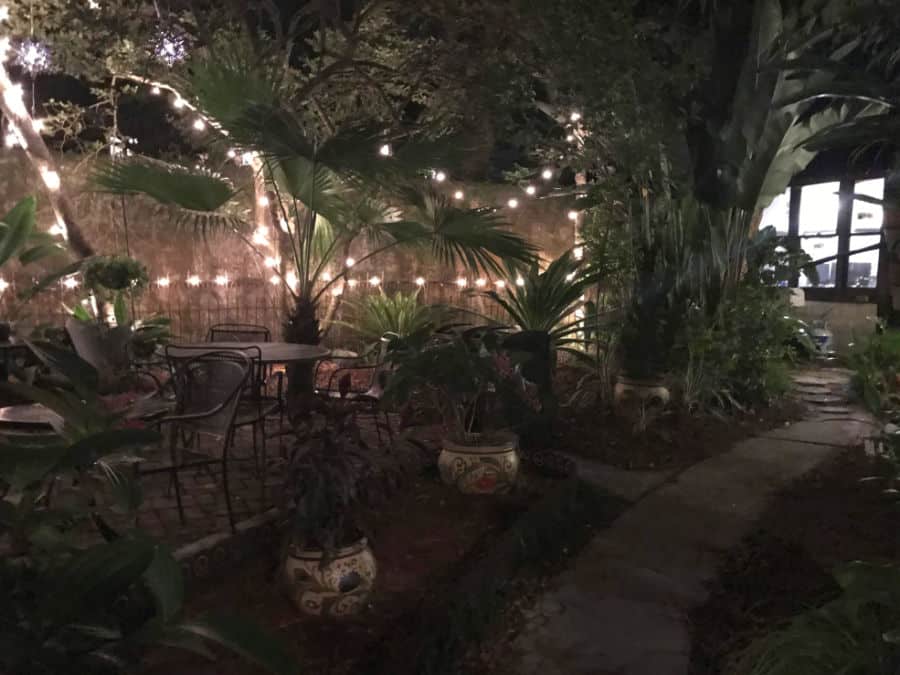 unique things to do in St. Augustine - St. Francis Inn outdoor patio