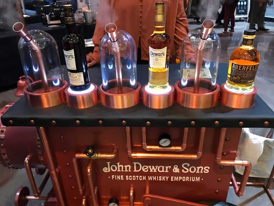 2019 Pittsburgh Whiskey Festival: Dewar's Vaping Table