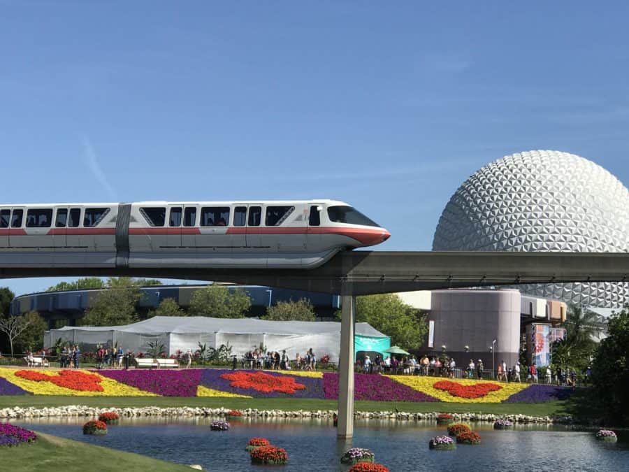 How to use Disney World transportation: Monorail at Epcot