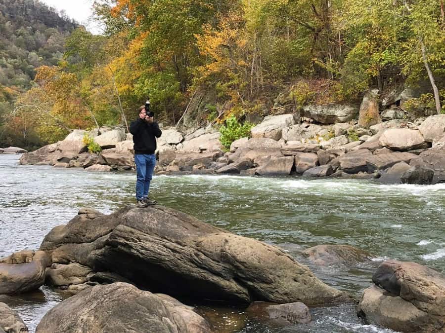 Best things to do in Lansing, WV: New River photography. 