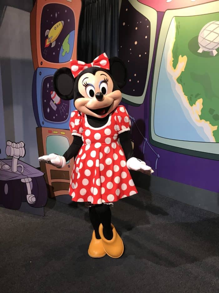 where to meet Mickey and Minnie at Disney World: Minnie Mouse at Epcot