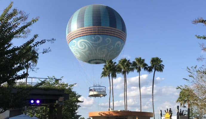 Disney World romantic ideas: Flights of Wonder hot air balloon ride