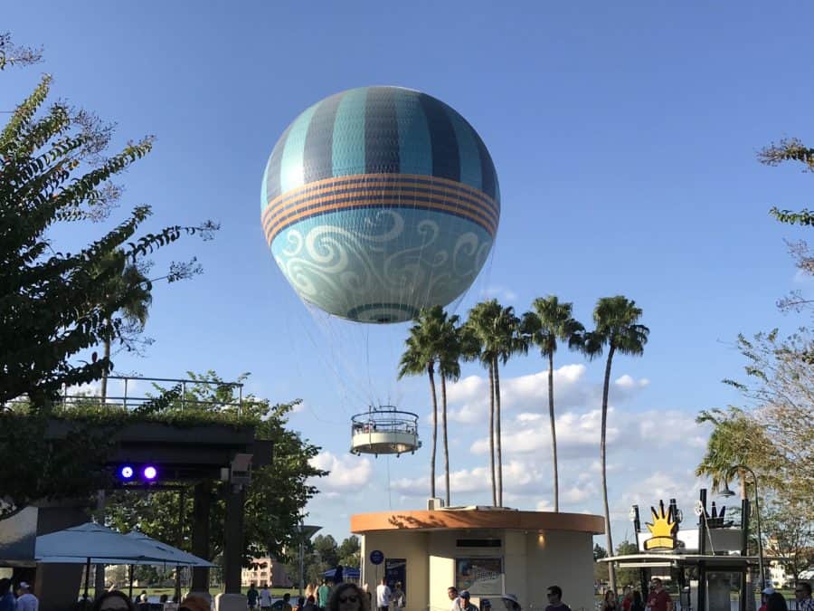 Disney World romantic ideas: Flights of Wonder hot air balloon ride