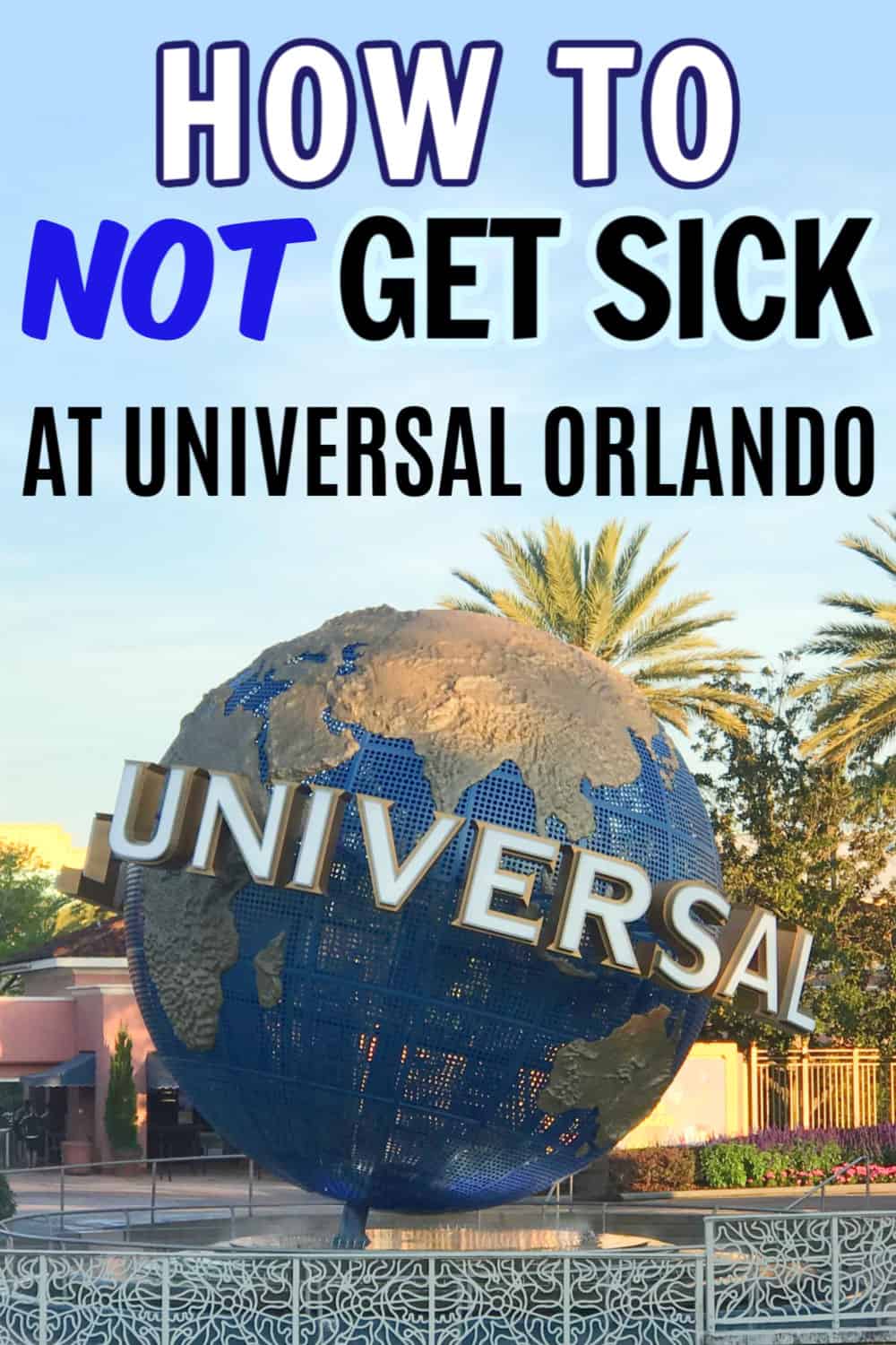 Headed to Universal Orlando Resort and looking for ways to stay healthy? From items to pack in your park bag to resort room ideas, here's how to NOT get sick at Universal Orlando! #UniversalOrlando #UOR #travel #traveltips #Floridavacations #familytravel