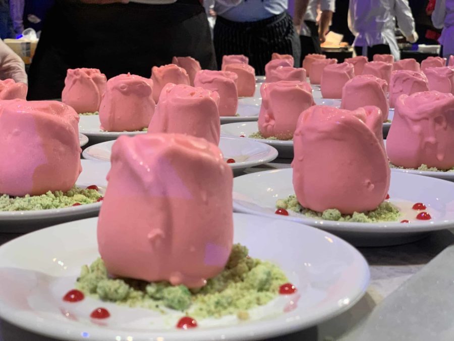 Rose cake at 2020 Epcot International Festival of the Arts