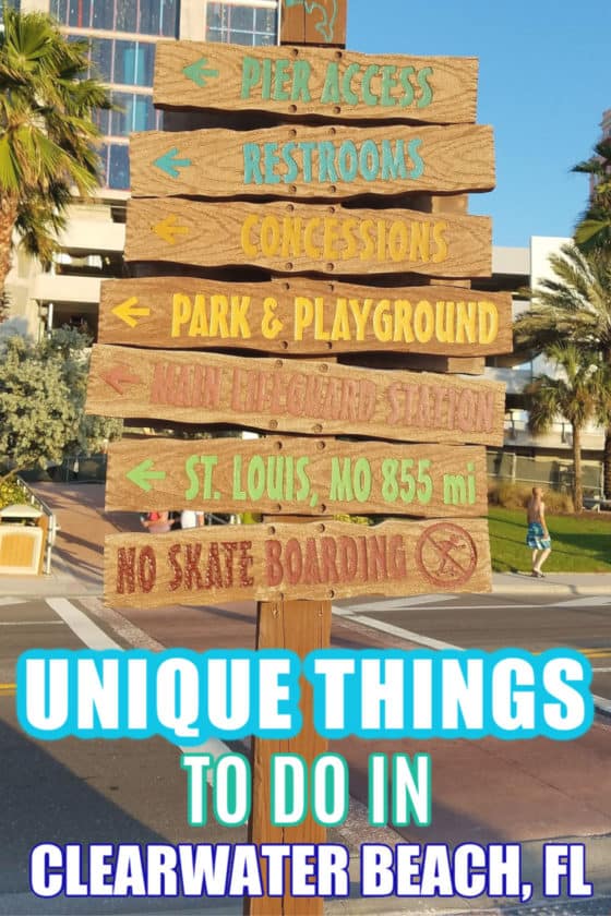 Clearwater and Clearwater Beach, FL, have plenty of fun things to do - and that includes unique things! Her'es the scoop on our favorite unique things to do in Clearwater Beach, FL! #ClearWater #BestBeachTown #MyClearwater #BeachVacation #VisitFlorida