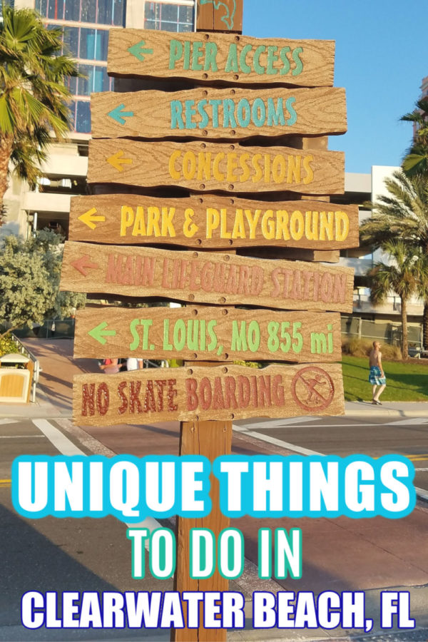 Clearwater and Clearwater Beach, FL, have plenty of fun things to do - and that includes unique things! Her'es the scoop on our favorite unique things to do in Clearwater Beach, FL! #ClearWater #BestBeachTown #MyClearwater #BeachVacation #VisitFlorida