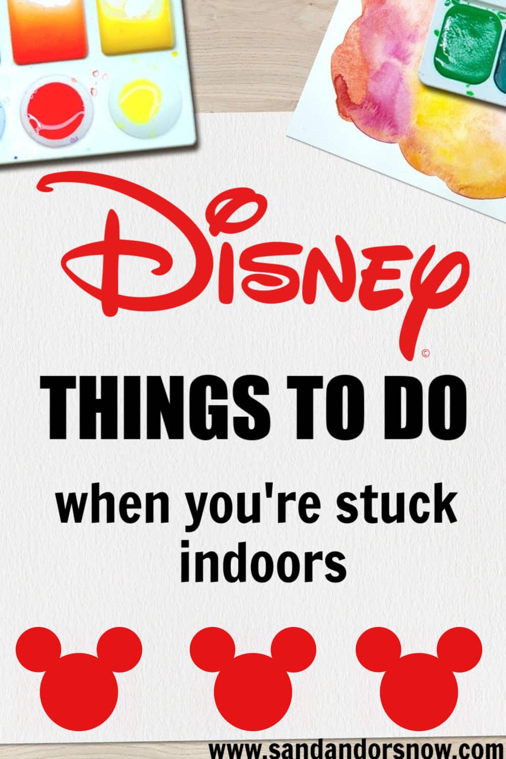 Stuck in the house and looking for fun Disney things to do? From crafts to recipes to games and coloring pages, here are fun Disney things to do when you're stuck inside! #Disney #DisneyCrafts #DisneyDIY #DisneyMovies #DisneyRecipes #DisneyThingstodo