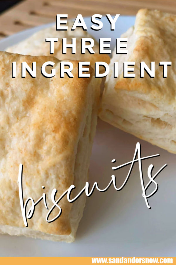 Ready to make super easy, 3 ingredient biscuits? Here's my spin on the recipe with options for both sweet and savory versions. #Biscuits #EasyBiscuits #BiscuitRecipe 