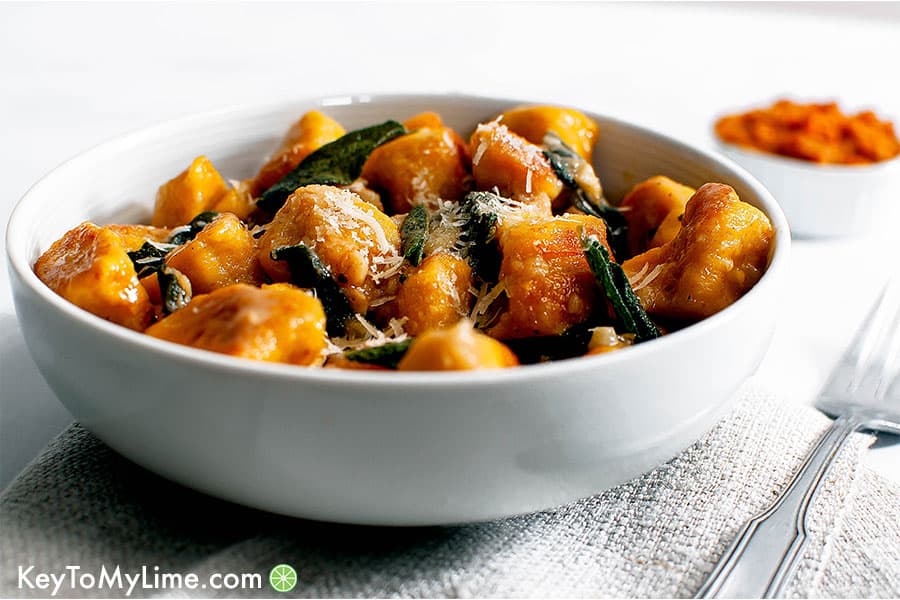 Pumpkin Gnocci Meatless meals for Meatless Mondays