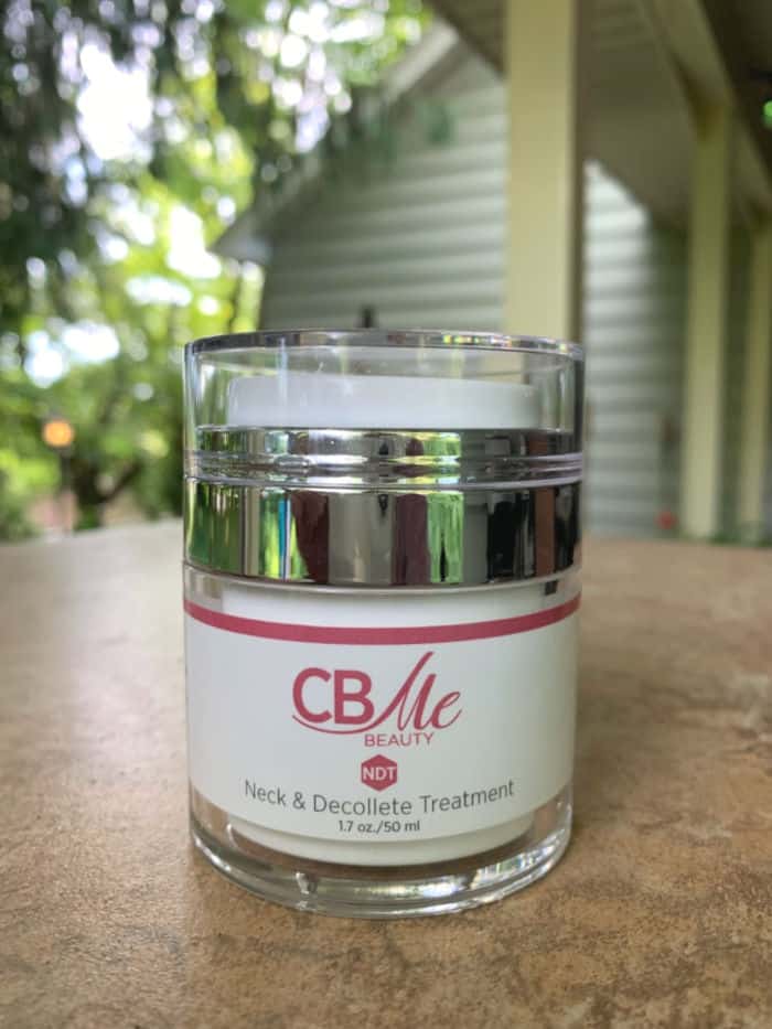 CBMe Beauty review neck and decollete treatment