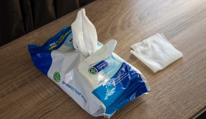 things to buy for your Disney park bag in 2020: disinfectant wipes