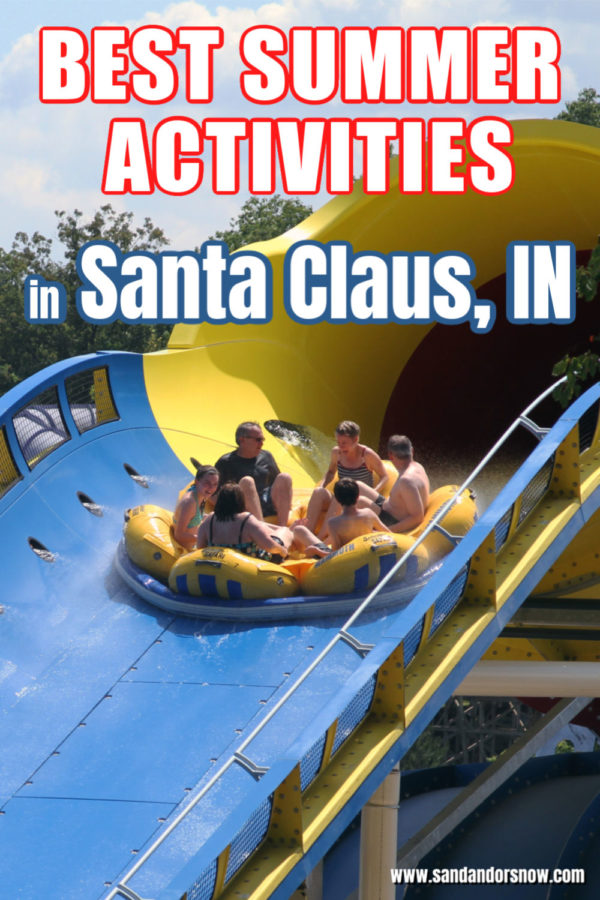 Headed to Santa Claus, Indiana and want the scoop on some fun things to do with kiddos? From theme parks and water parks to presidential tributes, here are the best summer activities in Santa Claus, Indiana! #SantaClaus Indiana #Midwest #FamilyTravel 