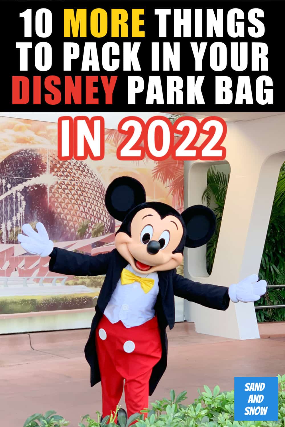 Visiting Walt Disney World in 2022 and want to make sure your go-to bag is filled with all of the essentials? From breath avers to extras, here are 10 things to pack in your Disney park bag for 2022! #Disney #WDW #DisneyPlanning #DisneyWorld #familytravel #Disneyparkbag #thingstopackforDisney