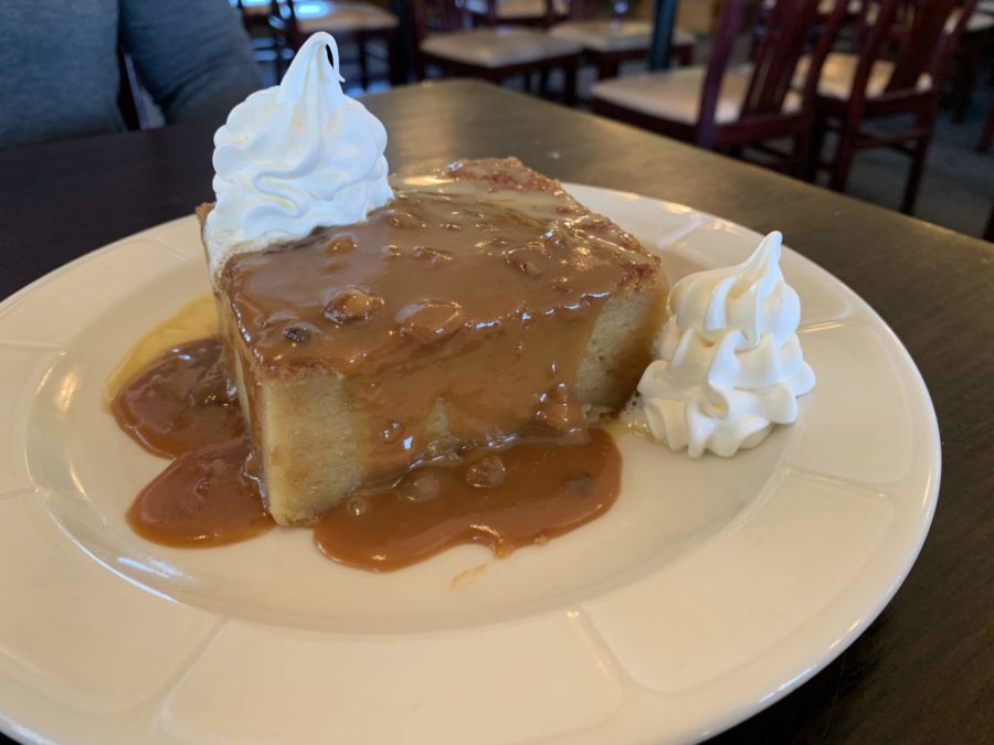 things to do in Louisiana's Cajun bayou dining Flanagan's Bread Pudding