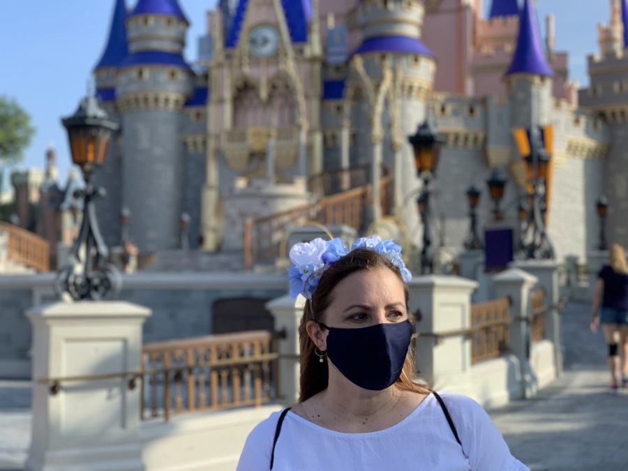 guide to Disney World mask policy Cinderella wire ears