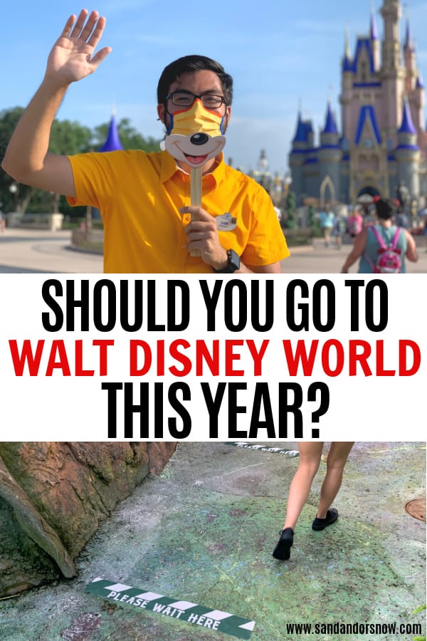 Should you go to Walt Disney World this year? From crowd levels to safety measures to rides, parades, and characters, here are six questions to ask yourself before you decide. #DisneyWorld #WDW #DisneyVacation #Travel #DisneyParks 