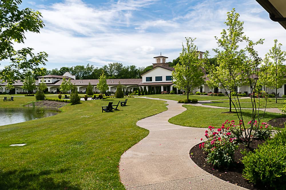 The Casa at Gervasi Vineyard outside patio and walkway