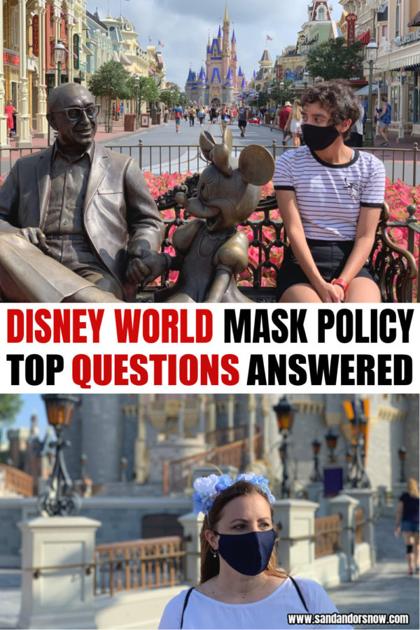 Planning a Walt Disney World vacation and want the latest Disney World mask policy? From when you have to wear them to when you don't (and all the updates), here are your top questions answered about Disney World mask policy! #DisneyWorld #WDW #DisneyVacation #DisneyParks #DisneyMasks #DisneyMaskPolicy