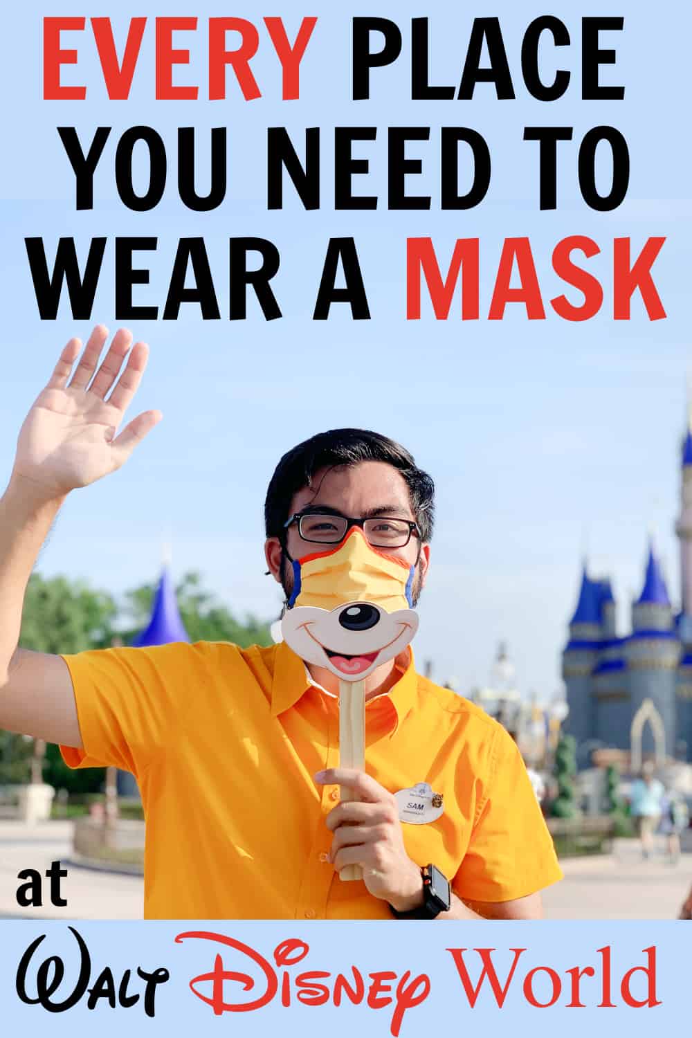 Do you still need to wear a face mask at Disney World? Here's a list of every location including the new policy! #Disney #WDW #familytravel #orlando #florida #theme parks
