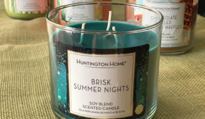 Aldi Huntington Home Candles  - August 2020 Aldi Candles Brisk Summer Nights