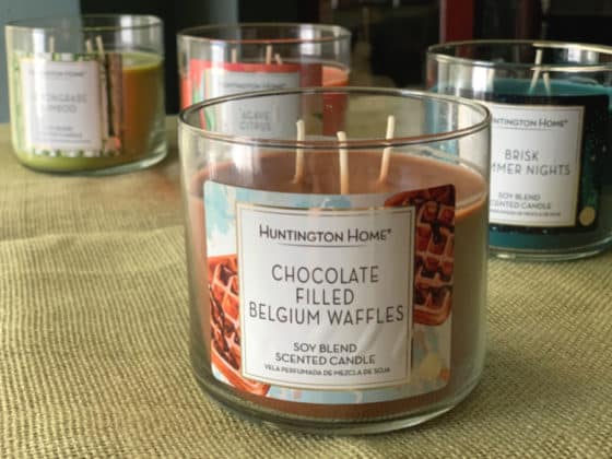 Aldi Huntington Home Candles -Chocolate Filled Belgium Waffles