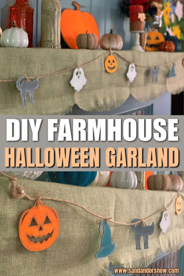 DIY Farmhouse Halloween Garland