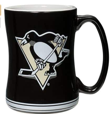 coffee gifts for Pittsburgh lovers: pittsburgh penguins coffee mug