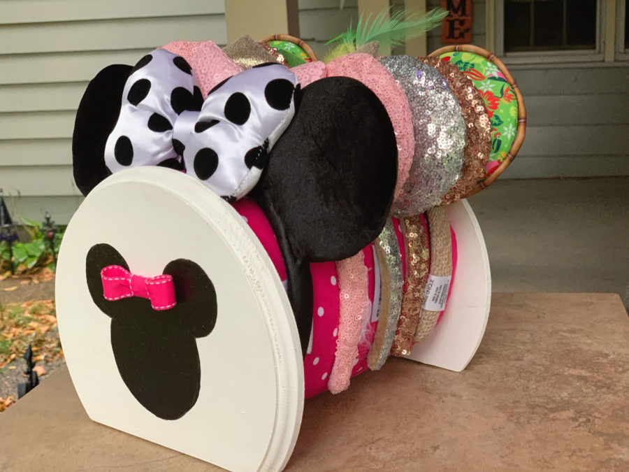 How to make a Disney ear holder - finished product