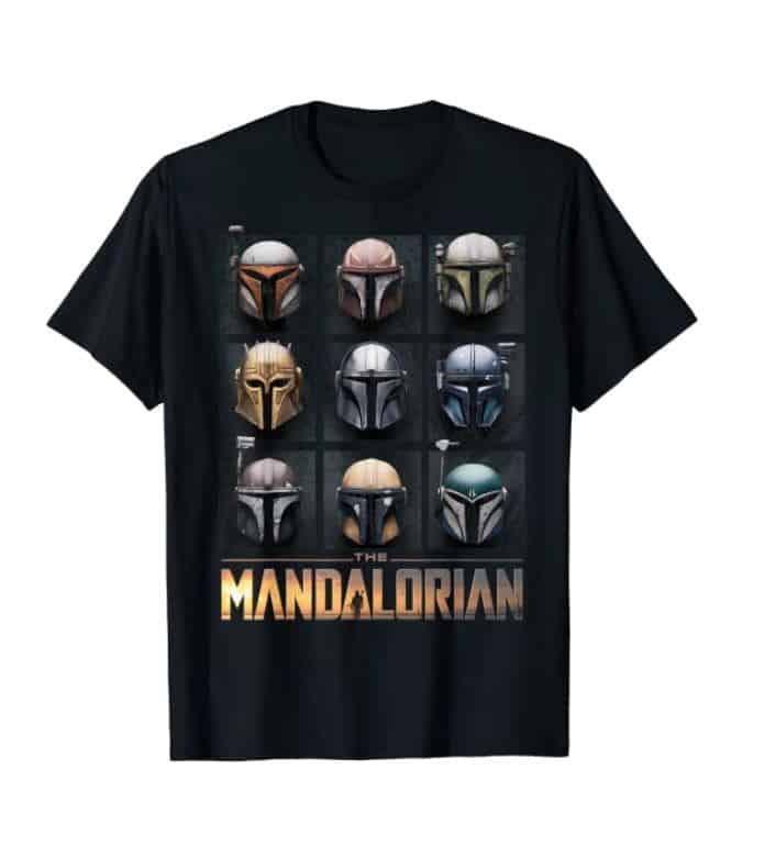 Star Wars The Mandalorian The Child Baby Yoda gifts helmet tshirt