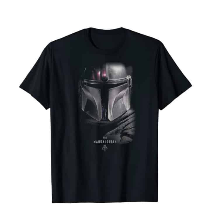 Star Wars The Mandalorian The Child Baby Yoda gifts Dark Portrait Tshirt