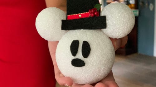 mickey mouse ornament diy