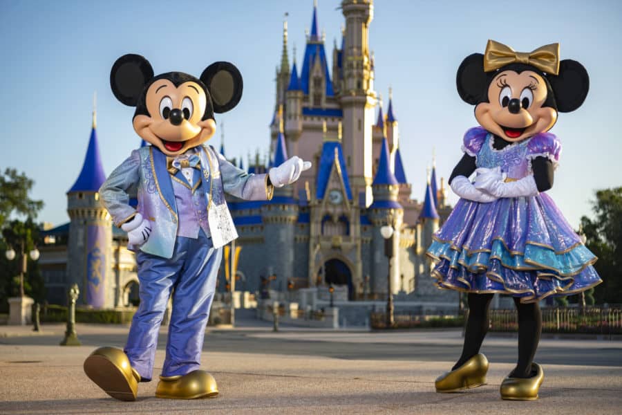 Disney World 50th Anniversary Celebration Mickey Minnie