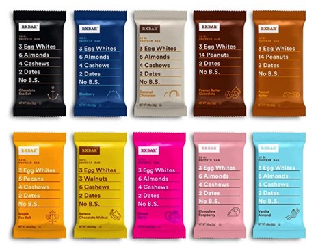 things to order on Amazon for Disney World: portable snacks RXBars