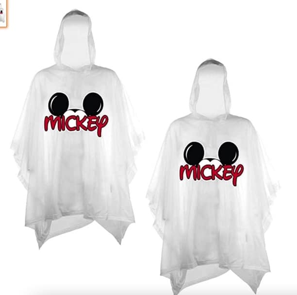 things to order on Amazon for Disney World: Disney rain poncho